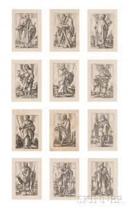 BEHAM Hans Sebald 1500-1550,The Twelve Apostles/A Suite of Twelve Prints,Skinner US 2016-09-23