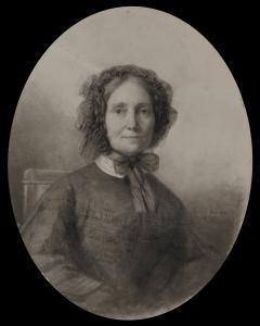 BEHMER Hermann 1831-1915,Ritratto di anziana signora in abito scuro e,1857,Il Ponte Casa D'aste Srl 2018-02-13