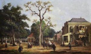 BEHR Carel Jacobus 1812-1895,Toernooiveld in Den Haag,Venduehuis NL 2022-10-11