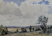 BEHREN George Lionel 1868-1950,Oxfordshire landscape,Halls GB 2012-10-24