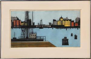 BEHRENS HANS 1934-2016,Freihafen,1960,Ro Gallery US 2023-01-01