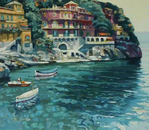 BEHRENS Howard 1933-2014,Cinque Terre,Weschler's US 2016-12-07