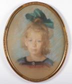 BEHRENS RAMBERG Georg 1875-1955,Portrait eines Mädchens,1923,Von Zengen DE 2017-03-17