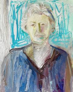 BEHRENS Romi 1939-2019,Portrait of Mary,2015,David Lay GB 2023-06-15
