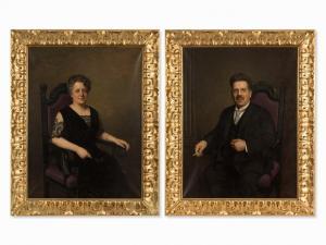 BEIELSTEIN Robert 1859-1930,Double Portrait,1922,Auctionata DE 2016-10-18