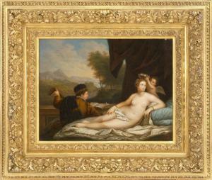 BEIGEL JOHN 1820-1897,Venus and the Lute Player,1858,Eldred's US 2015-07-31