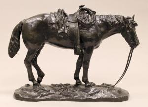 BEIL Charlie A. 1894-1976,SADDLED HORSE,Hodgins CA 2022-11-28