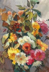 BEISCHLAGER Emil 1897-1977,Flowers and berries,1960,Palais Dorotheum AT 2015-12-17