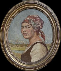 BEITHAN Emil 1878-1955,Portrait of a woman,Montefiore IL 2023-12-26