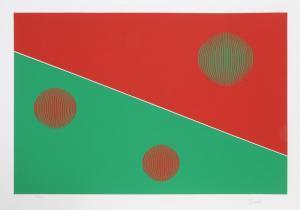 BEKER Gisela 1932-2015,BAUHAUS (RED AND GREEN),1979,Ro Gallery US 2023-03-28
