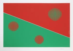 BEKER Gisela 1932-2015,Bauhaus (Red and Green),1979,Ro Gallery US 2024-03-20