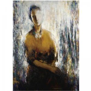 BEKIARI Koula 1905-1992,PORTRAIT OF A WOMAN,1976,Sotheby's GB 2007-11-14