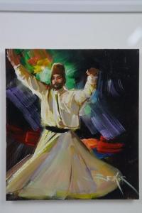 BEKIR 1900,Abstract study of a Turkish man dancing,20th Century,Richard Winterton GB 2018-01-17