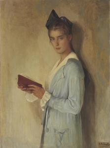 BEKKER Nikolai 1877-1932,Portrait of Countess Maria Hilarionovna Worontsov-,Christie's GB 2008-06-11