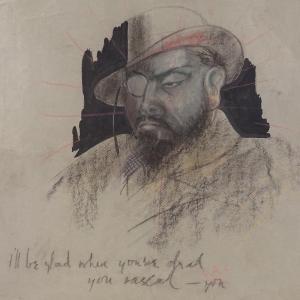 BEL GEDDES Norman 1893-1958,portrait of Orson Welles,Burstow and Hewett GB 2020-01-22