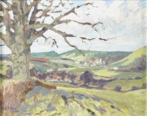 BELBIN LAURENCE 1958,View to Corton Denham, Somerset/Dorset,2019,Bellmans Fine Art Auctioneers 2023-01-17