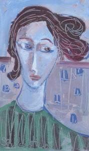 BELCASTRO Salvatore 1944,Ritratto di giovane donna,Meeting Art IT 2021-07-21
