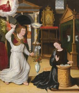 BELGIAN SCHOOL,THE ANNUNCIATION,Sotheby's GB 2014-12-03