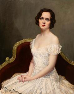 BELINE GEORGE 1887-1971,Portrait of Young Debutante,1930,Hindman US 2019-05-03