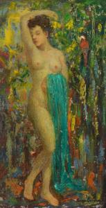 BELINE GEORGE 1887-1971,Standing Nude,Burchard US 2020-04-19