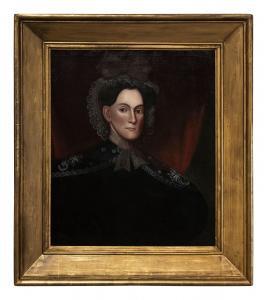 BELKNAP Zedekiah 1781-1858,Portrait of a Lady,Hindman US 2023-11-03