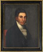 BELKNAP Zedekiah 1781-1858,portrait of Mr. Josiah Adams,1824,South Bay US 2019-01-26