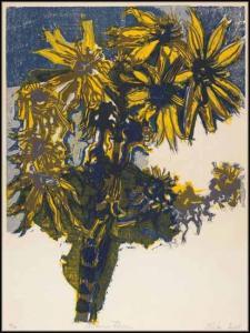 BELL Alistair McReady 1913-1997,Autumn Flowers,Heffel CA 2014-08-28