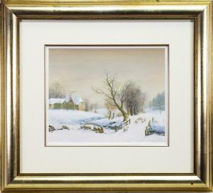 BELL Alistair McReady 1913-1997,WINTER LANDSCAPE,McTear's GB 2019-01-20