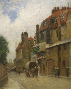 BELL Arthur George 1849-1916,York Street, Covent Garden, London, St Paul's in b,Gorringes 2021-05-17