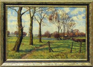 BELL Artur 1876-1966,Herbstliche Landschaft,Reiner Dannenberg DE 2021-06-17
