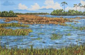 BELL Eugene,Swampy Florida Landscape,1979,Burchard US 2017-06-25