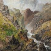 BELL H.D 1800-1800,Landscape from Northern Wales,Bruun Rasmussen DK 2015-01-26