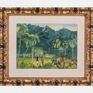 bell henry 1927-1900,Hawaiian Landscape,Gray's Auctioneers US 2016-01-27