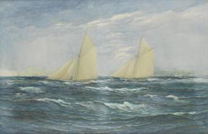 BELL Hesketh Davis 1830-1900,America's Cup Race,Bonhams GB 2013-06-05