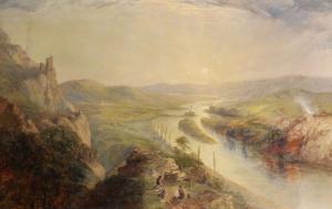 BELL Hesketh Davis 1830-1900,On the Rhine,1856,John Nicholson GB 2018-07-25