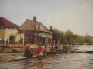 BELL John 1800-1800,Rowing on the River Cam, Cambridge,Cheffins GB 2016-03-24