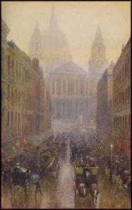 BELL SMITH Frederic Marlett 1846-1923,St. Paul's Cathedral,Heffel CA 2015-06-25