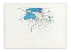 BELLANDI Giorgio 1930-1976,Senza Titolo (Hotel),1969,Borromeo Studio d'Arte IT 2025-05-06