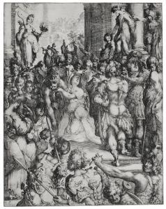 BELLANGE Jacques 1580-1616,The Martyrdom of Saint Lucy,1613-16,Christie's GB 2023-01-24
