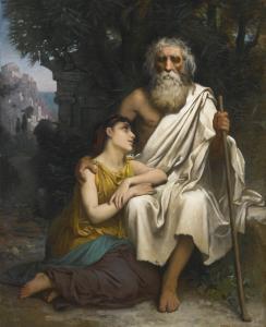 BELLANGER Camille 1853-1923,OEDIPUS AND ANTIGONE,Sotheby's GB 2015-05-07