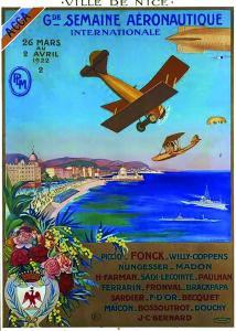 BELLANGER,Grande Semaine Aéronautique Internationale Ville de Nice,1922,Artprecium FR 2019-04-03
