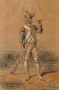 BELLANGER Hyppolite 1800-1866,Le Soldat de l'An II,1853,Binoche et Giquello FR 2014-11-16