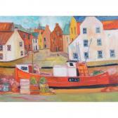 BELLANY John 1942-2013,Red Trawler Harbour,Dreweatts GB 2018-04-26
