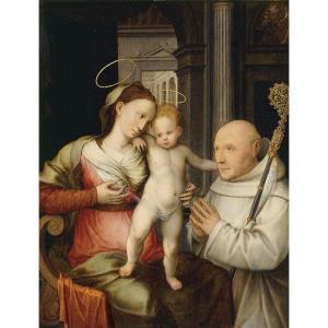 BELLEGAMBE Jean 1470-1535,saint bernard of clairveau and the miracle of lact,Sotheby's GB 2003-05-29