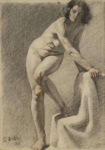BELLEI Gaetano 1857-1922,Nudo di donna,1912,Meeting Art IT 2023-02-08