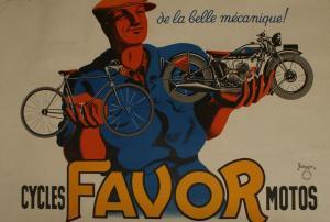 BELLENGER Jacques 1903-1985,CYCLES- MOTOS FAVOR  DE LA BELLE MÉCANIQUE,1937,Yann Le Mouel 2018-07-10