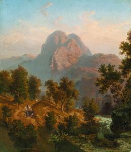 BELLERMANN Ferdinand Konrad 1814-1889,Camino de Valencia a Puerto Cabello,1858,Sotheby's 2024-01-19
