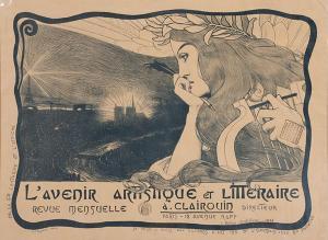 BELLERY DESFONTAINES Henri Jules Ferd 1867-1909,L\’Avenir artistique et littér,1896,Winterberg Arno 2024-04-20