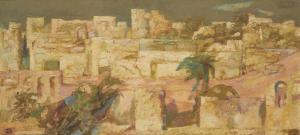 BELLETTE Jean Mary,Untitled (Landscape with Palms, Possibly North Afr,Leonard Joel 2023-09-18