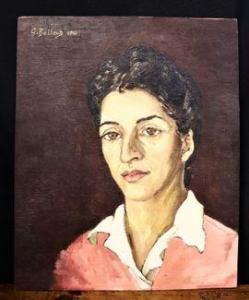 BELLEUD Gisele 1921,Autoportrait,1944,Millon & Associés FR 2021-02-25